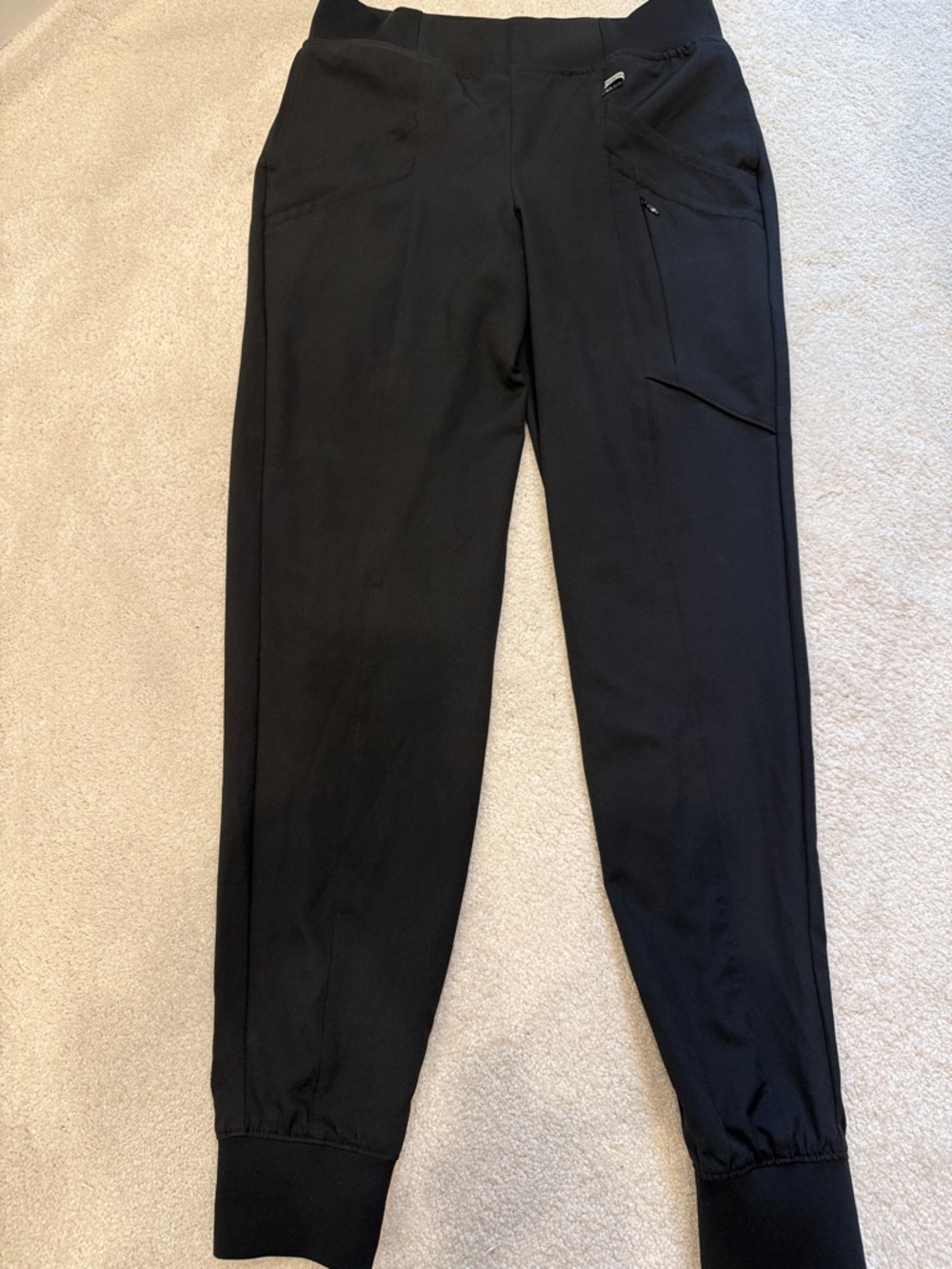 Climate Right by Cuddle Duds Women’s Black Athletic Jogger Pants